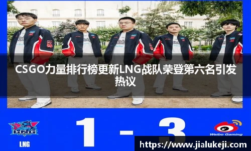 CSGO力量排行榜更新LNG战队荣登第六名引发热议